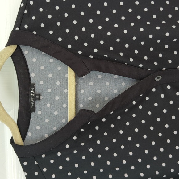 Polka dot 3/4 sleeve blouse - Picture 2 of 2